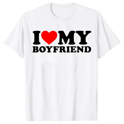 T Shirt Couple Noir et Blanc