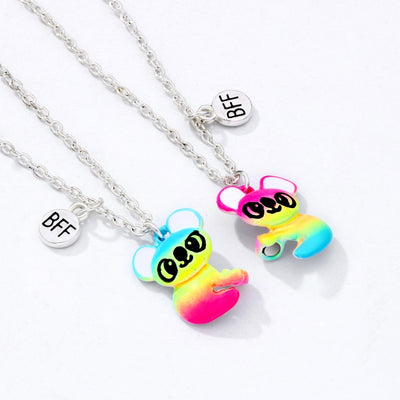 Collier Meilleure Amie Koalas Multicolores