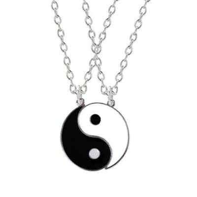 Collier pour Couple Yin Yang