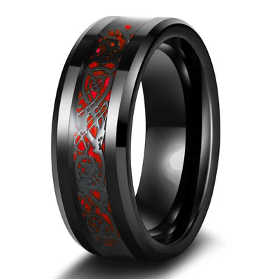 Bague Couple Coeur Rouge