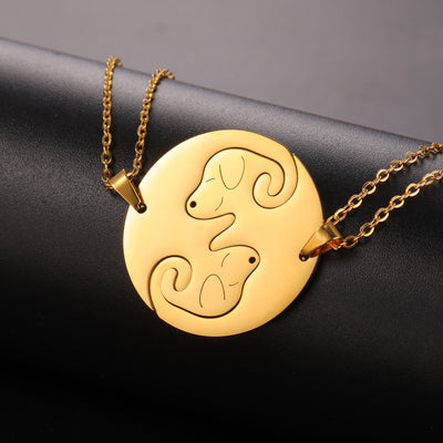 Collier Couple Chien