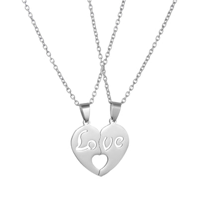 Collier Couple LOVE Coeur