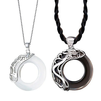 Collier Couple Rond Fluo