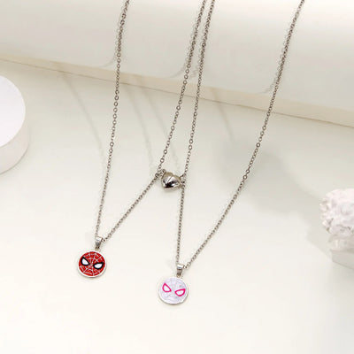 Collier Couple Spiderman