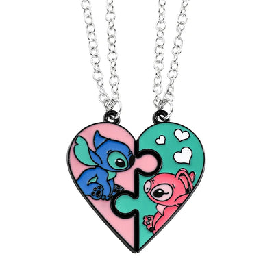 Collier Couple Stitch Disney