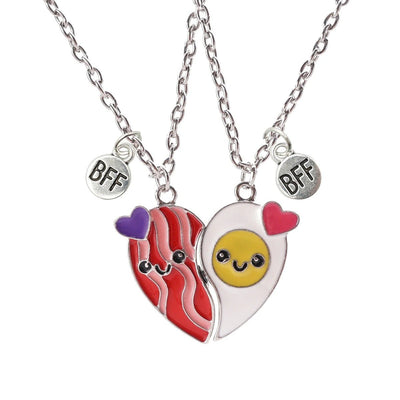 Collier Meilleure Amie Smiley