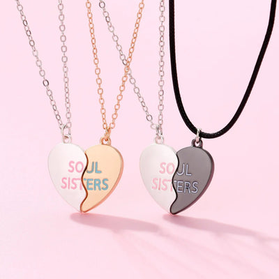 Collier Meilleures Amies Sœurs dans l'Âme