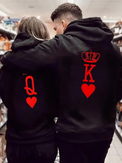 Sweat Couple Queen King Coeur