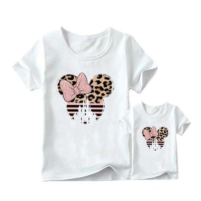 T Shirt Maman Fille Disney Château