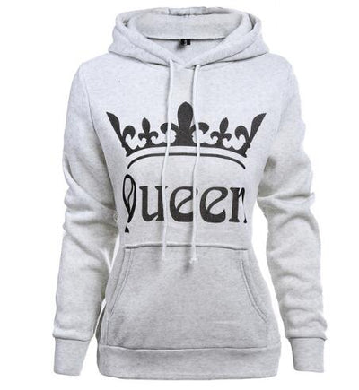 Sweat Couple Queen King Gris