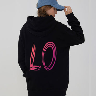 Sweat Couple LOVE en Flammes