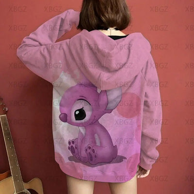 Sweat Couple Disney Rose Stitch