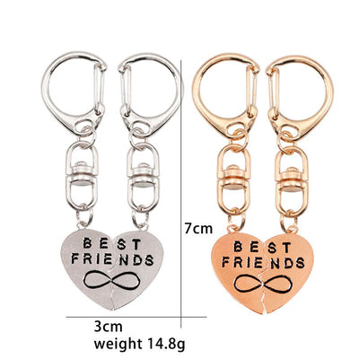 Porte Clé Coeur Meilleure Amie