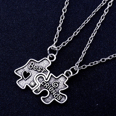 Collier d'Amitié Puzzle Pour Garçon et Fille