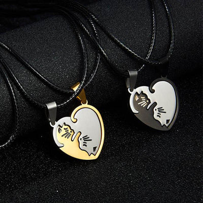 Collier d'Amitié Ying Yang Chats