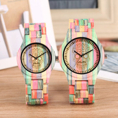 Montre Couple Calavera Mexicaine
