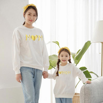 Pull Love Mom and Me pour Mere Fille