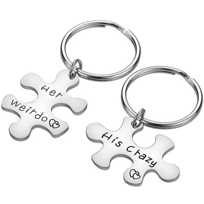 Porte Clé Puzzle Couple