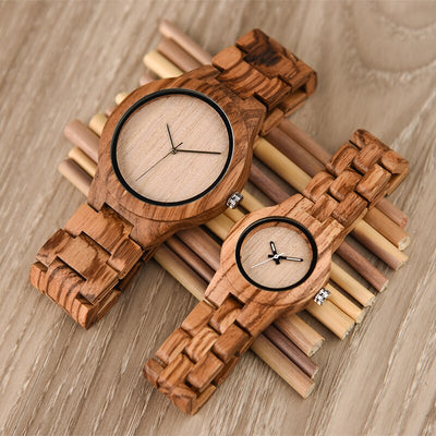 Montre Couple Cadeaux en Bambou - Matchingmood