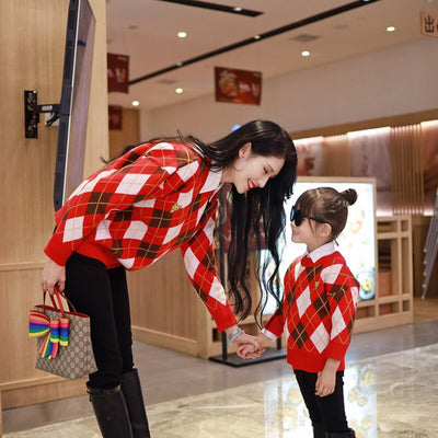 Pull Mere Fille Losange - MatchingMood