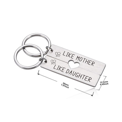 Porte Clé Mère Fille Rectangulaire