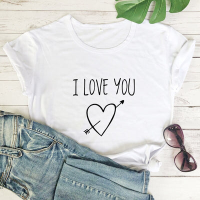 t shirt i love you i know pour couple blanc - MatchingMood