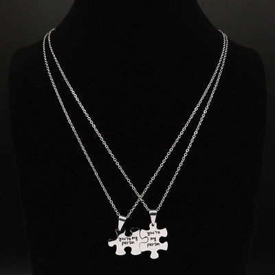 Collier Couple Puzzle You're  my Person