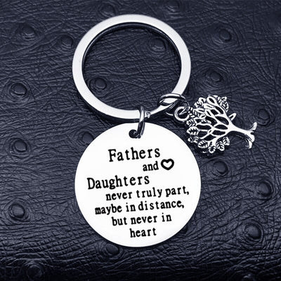 Porte Clé Père Fille Arbre