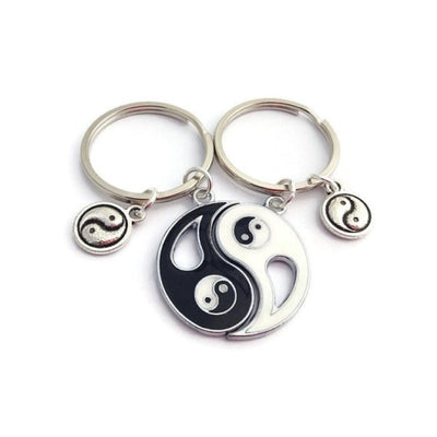 Porte Clé Symbole Amitié Yin Yang Tai Chi