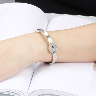 Bracelet Couple Cadenas Coeur