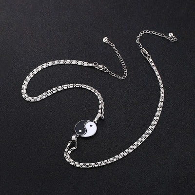 Collier d'Amitié Pour 2 Yin et Yang pour Meilleures Amies