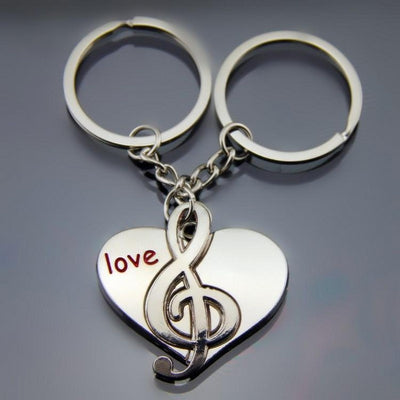 Porte Clé Couple Musicien