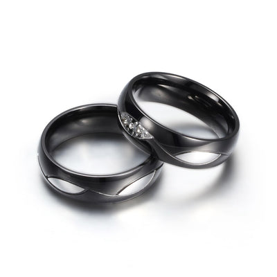 Bague Noir Homme