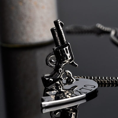 Collier Couple Bonnie Clyde Pistolet - MatchingMood