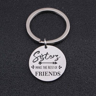 Porte Clé Amitié argent