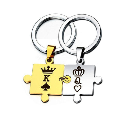 Porte Clé Couple Gravé