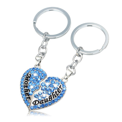 Porte Clé Mère Fille Cristaux