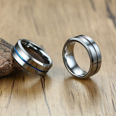 Bague Tungstene pour Couple Homme