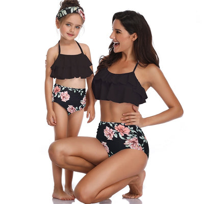 Maillot de Bain Mère Fille Haut Original