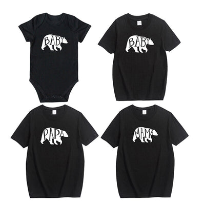 T Shirt Famille Ours