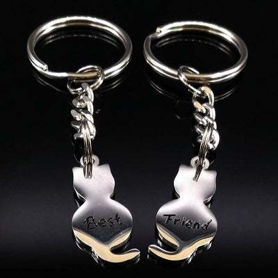 Porte Clé Amitié Best Friends Chats - Matchingmood