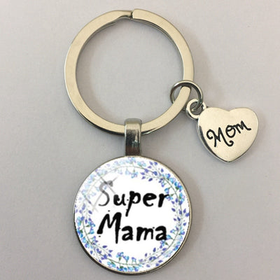 Porte Clé Mère Fille Multicolore