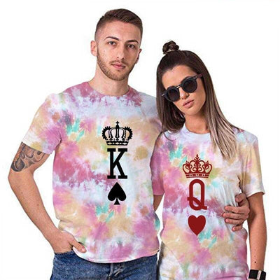 T Shirt Couple King et Queen