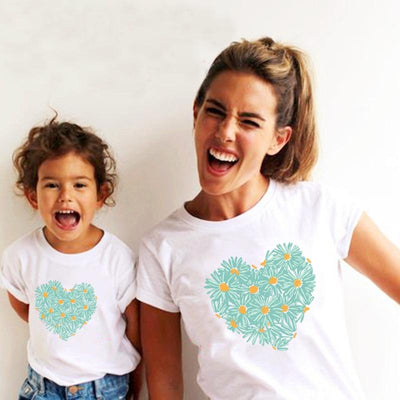 T Shirt Même pour Fille et Mère