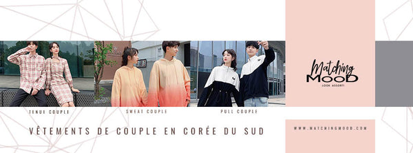 Vêtements de couple en Corée du Sud - Pull de Couple - Sweat de Couple - Tenue de Couple