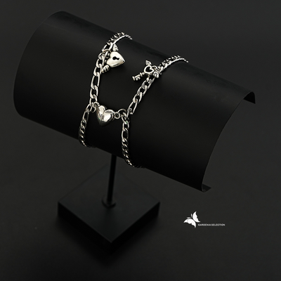 Bracelet Couple Coeurs