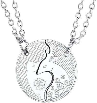 Collier Couple Cerfs