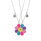 Collier Meilleure Amie Fleur Multicolore