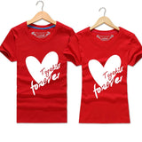 Tee Shirt Couple Grand Coeur