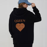 Sweat Couple Roi de Piques Reine de Coeurs